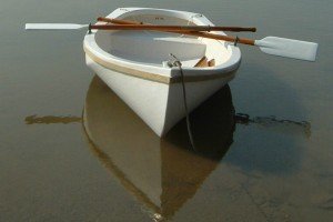 7' fiberglass rowing dinghy