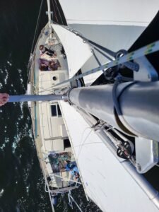 full-keel gaff rigged cutter vs planing sport boat